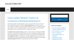 Desktop Screenshot of calciocomo1907.it